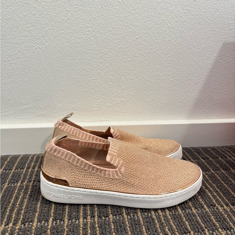 Michael Kors Pink Slip-On Sneakers Size 6.5